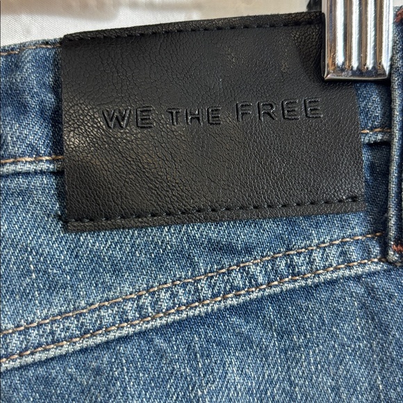 We The Free Tennessee Low-Rise Boyfriend Jeans 29 Cowboy Romance Wide Leg - Picture 7 of 12